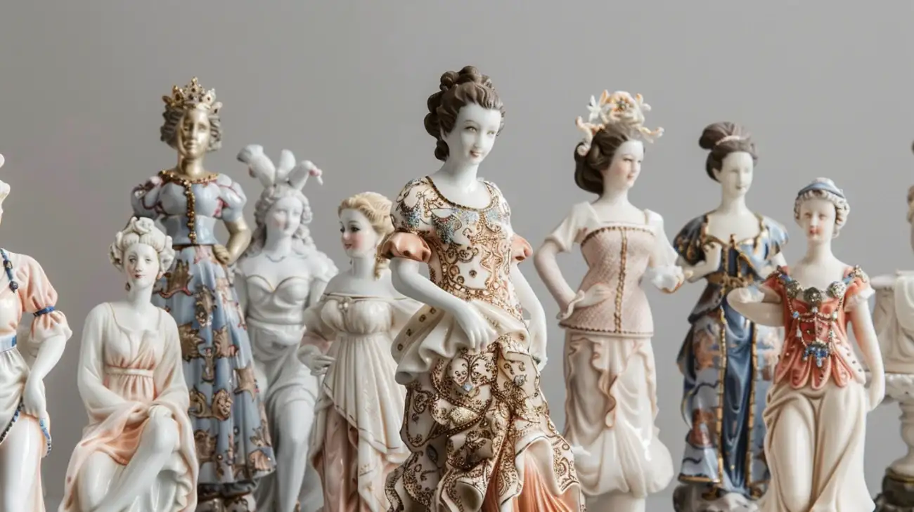 Seria Feston Ćmielów: odkryj urok porcelanowych figur feston
