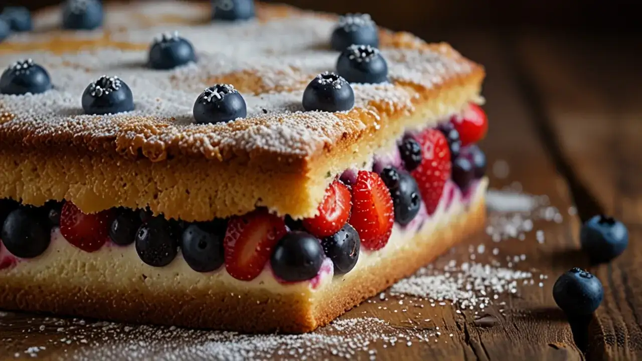Jak zrobić domowe ciasto z truskawkami i borówkami: Przepis na ciasto