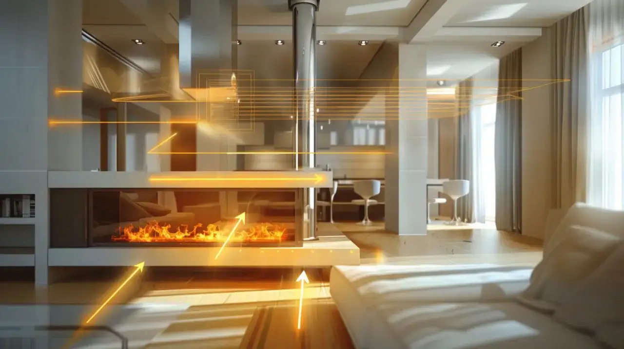 Jak rozprowadzić ciepło z kominka? 5 efektywnych metod