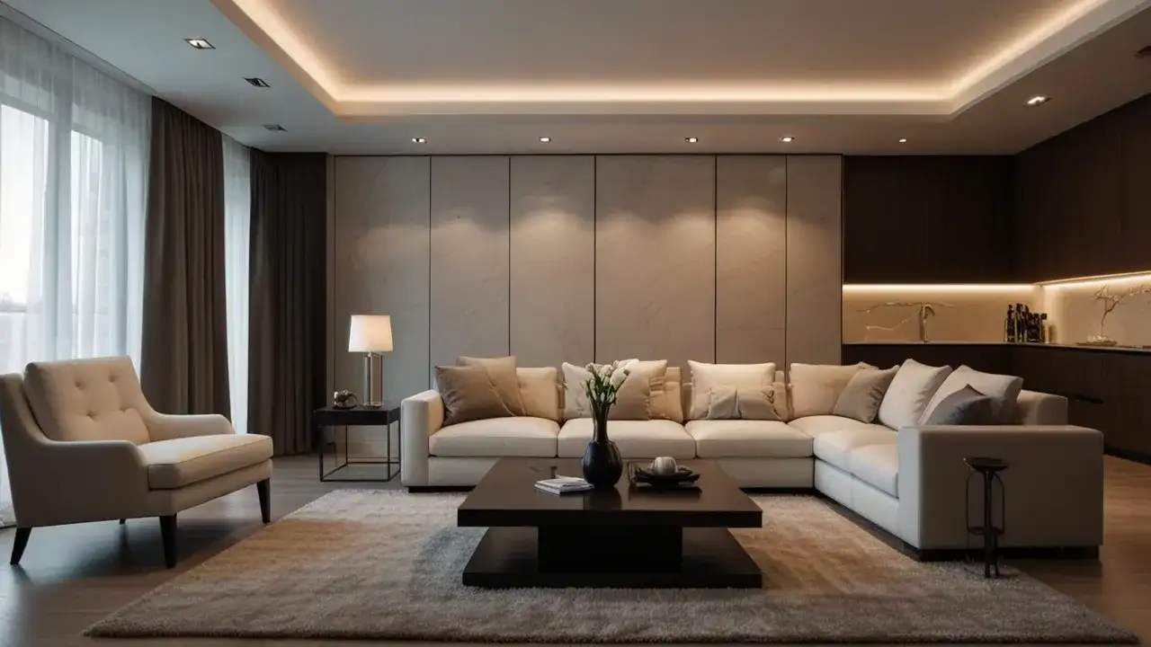 Oświetlenie LED w salonie: Aranżacje i pomysły na nowoczesne oświetlenie