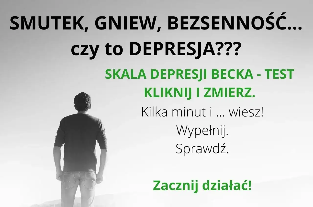 Jak sprawdzić czy mam depresję - objawy, testy i pomoc psychologiczna