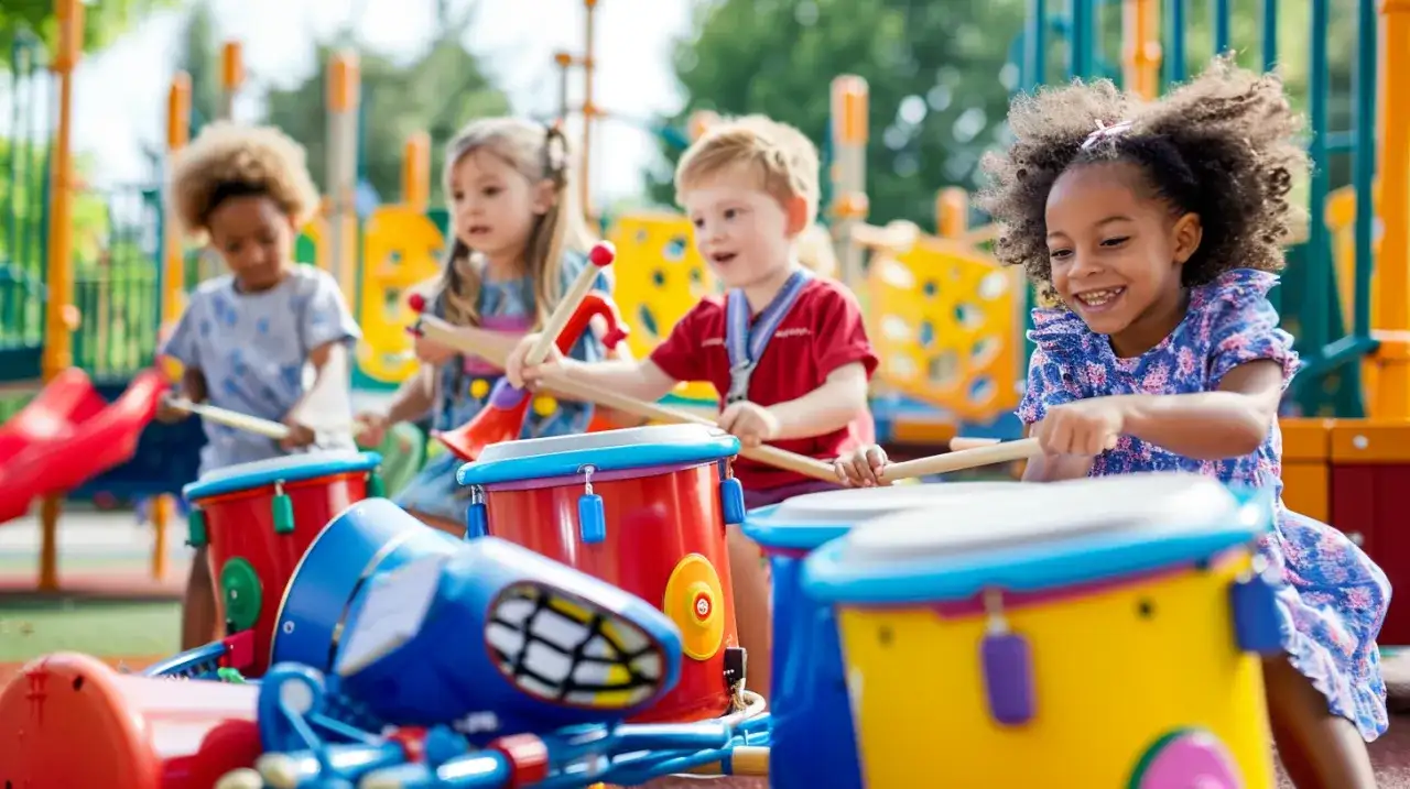Muzyczny plac zabaw: Kreatywna rozrywka dla najmłodszych. Atrakcje
