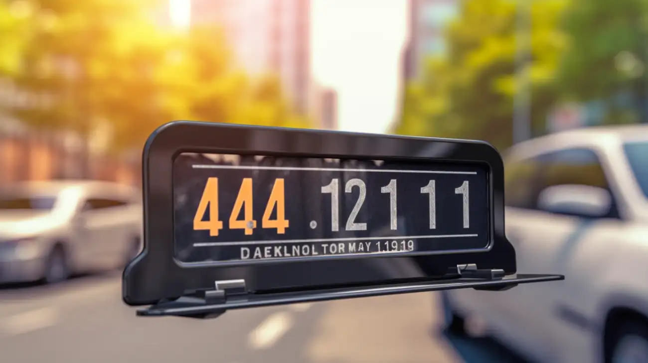 Wzór tablicy rejestracyjnej - przykłady i porady