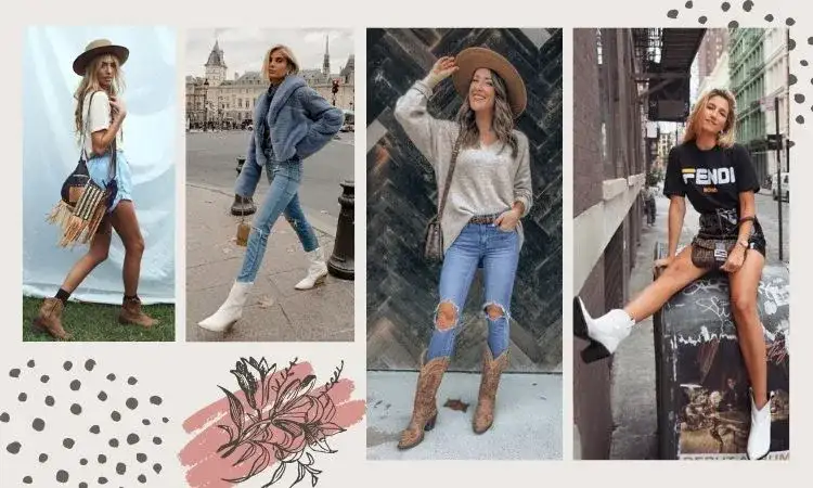 Kowbojki damskie - z czym nosić? 10 stylowych inspiracji