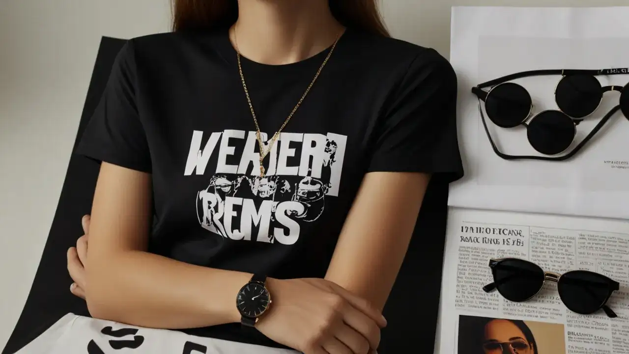 Czy czarne koszulki męskie z nadrukiem są must-have tego sezonu?