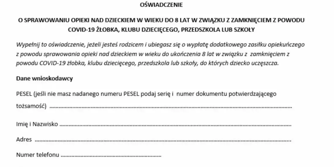 Kto ma prawo do zasiłku opiekuńczego? Warunki, dokumenty i ważne ograniczenia