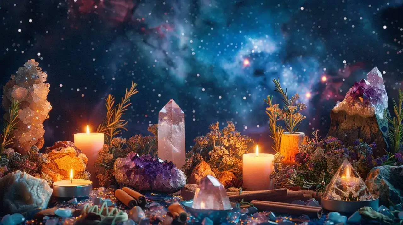 Rytuały magiczne: Moc kryształów i ziół w praktyce - jak je stosować?