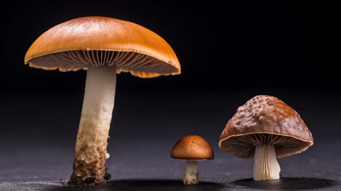 Jasnobrązowy grzyb - Ciemnobrązowy grzyb: Odkryj różnice