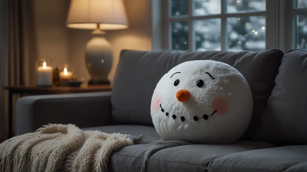 Czy poduszka bałwan ożywi wnętrze zimowym akcentem i stylem?