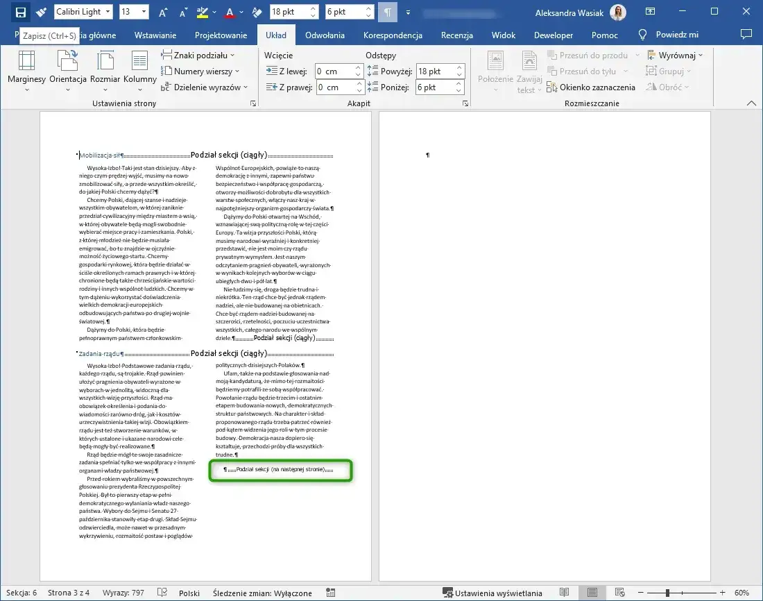 Jak podzielić stronę w Wordzie - proste sposoby na lepszą organizację