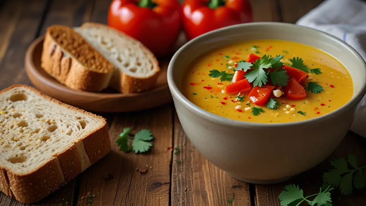 Zupa z kukurydzy i papryki: Letnia zupa, która orzeźwi każdy posiłek