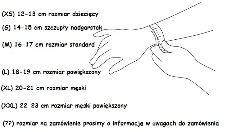 Rozmiar bransoletki 19 cm: Jak dopasować do obwodu nadgarstka?