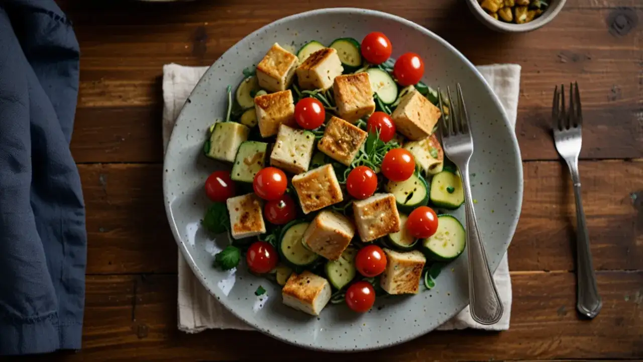 Cukinia z tofu: przepis na szybkie i zdrowe danie wegetariańskie