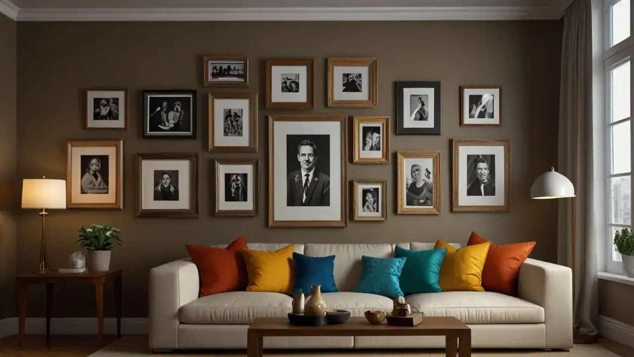 Ramki na zdjęcia na ścianie: Inspiracje i pomysły na dekorację