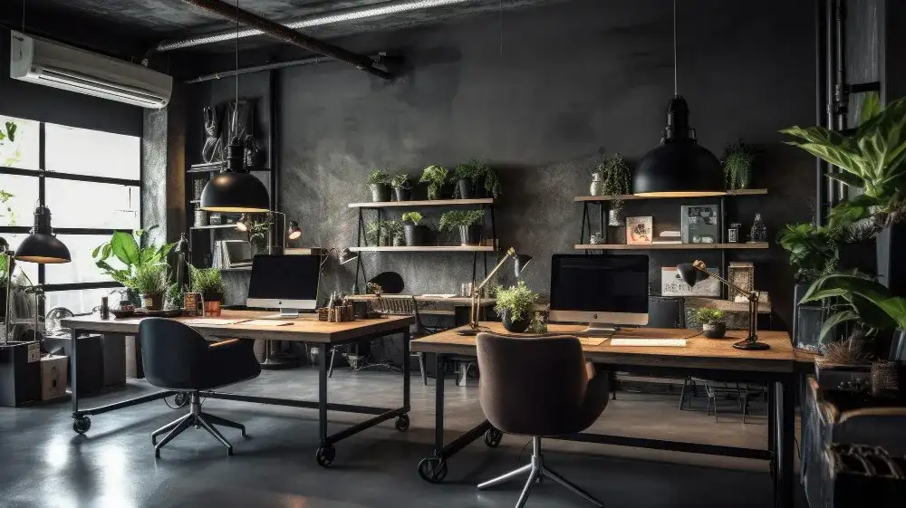 Biuro w stylu industrialnym: Jak stworzyć wyjątkową przestrzeń