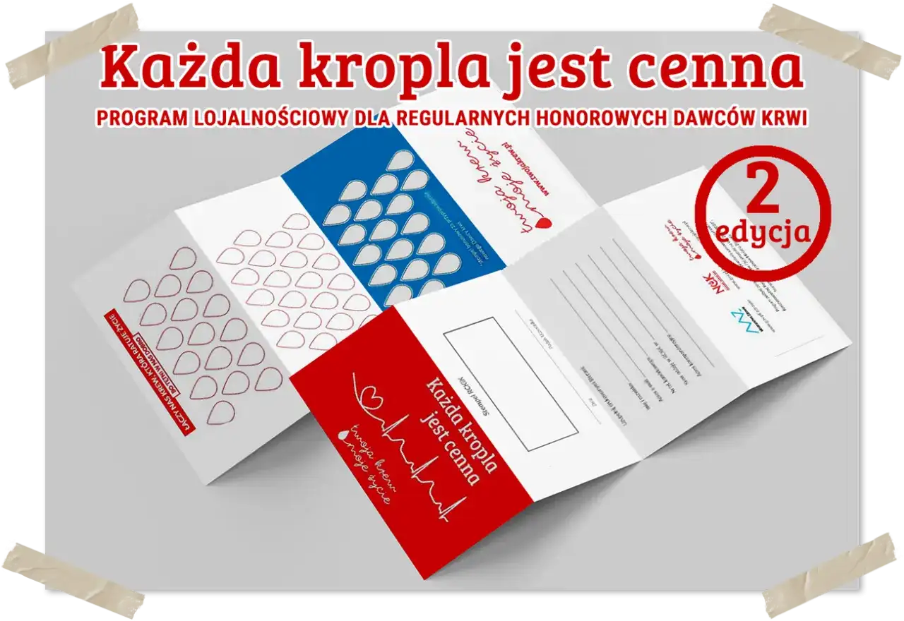 Jakie nagrody i kropelki czekają na dawców krwi - system wymiany punktów