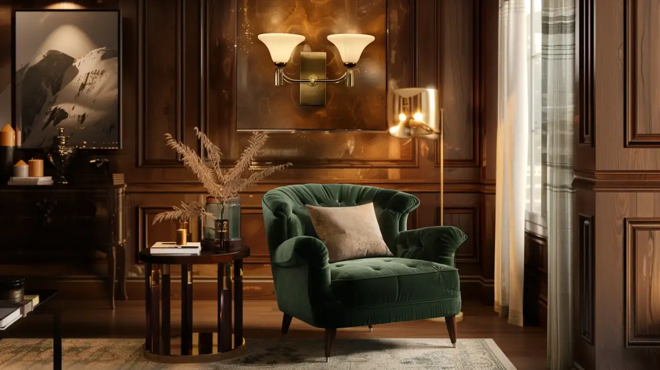 Mosiężne kinkiety: blask przeszłości - klasyka w Twoim domu