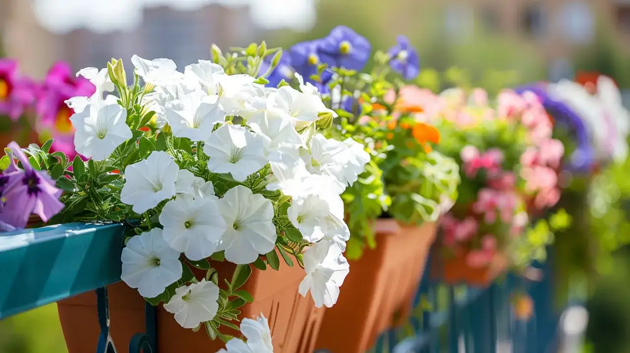 Małe drobne kwiaty - Najlepsze rośliny na balkon, które nadadzą uroku 