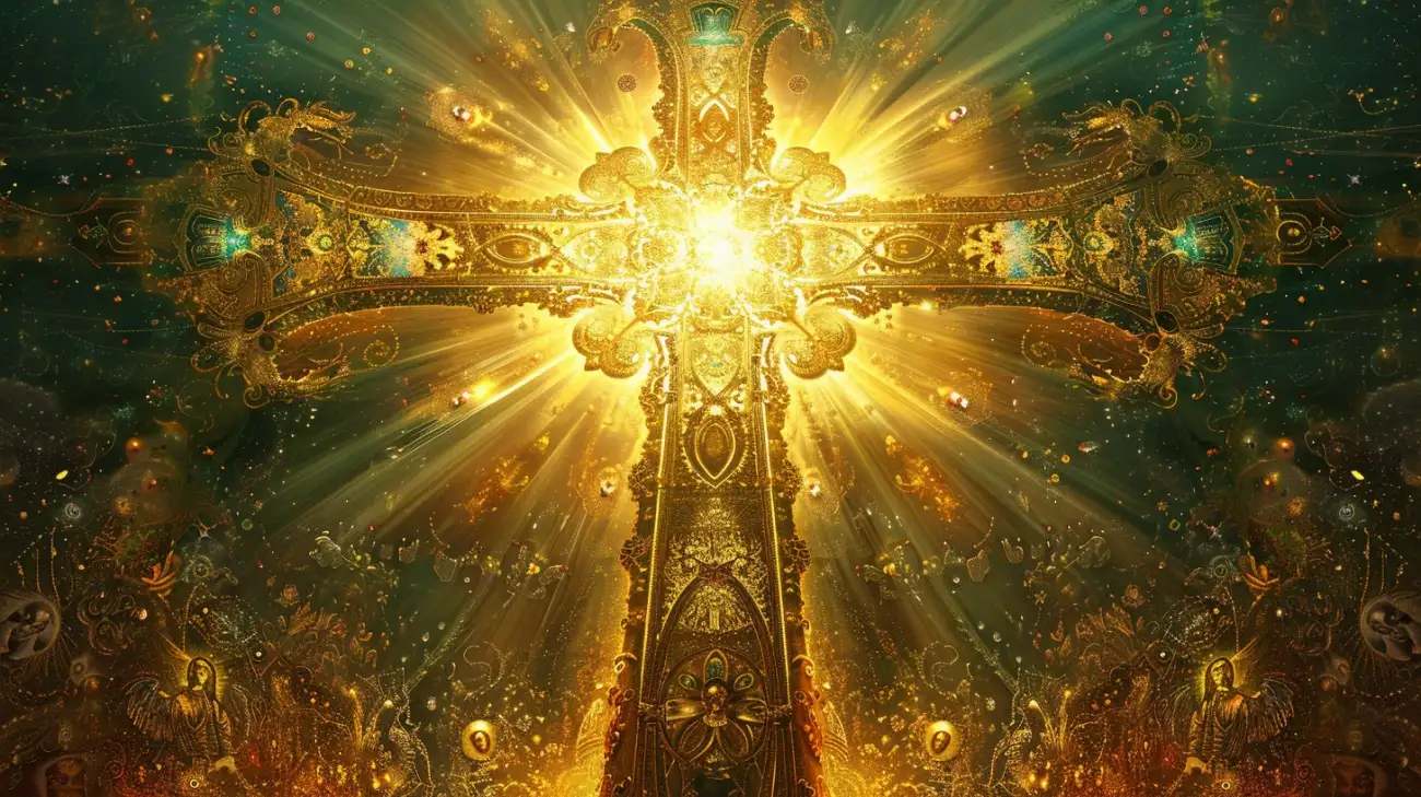 Święte ikony: krzyż w sztuce religijnej - duchowe przeżycie