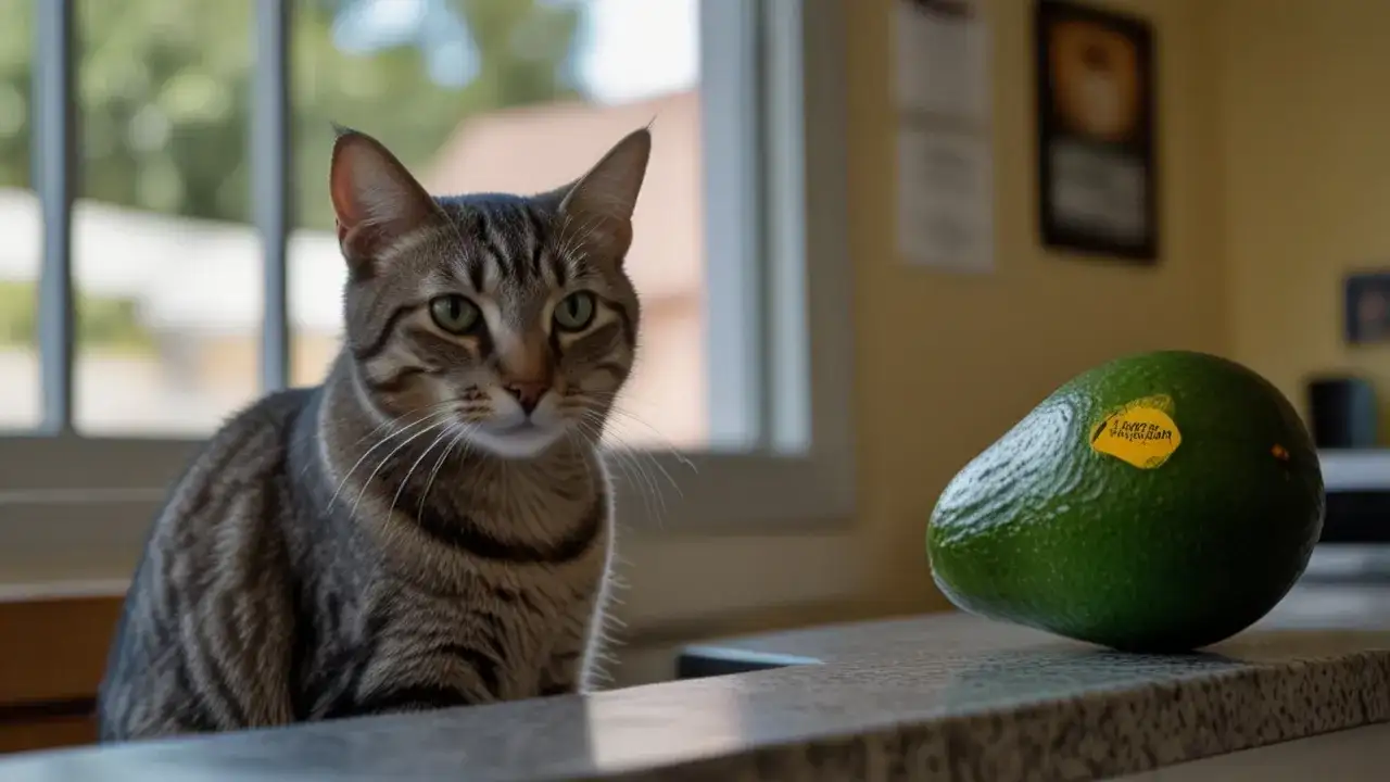 Pestka z awokado: co robić, jeśli kot zje awokado?