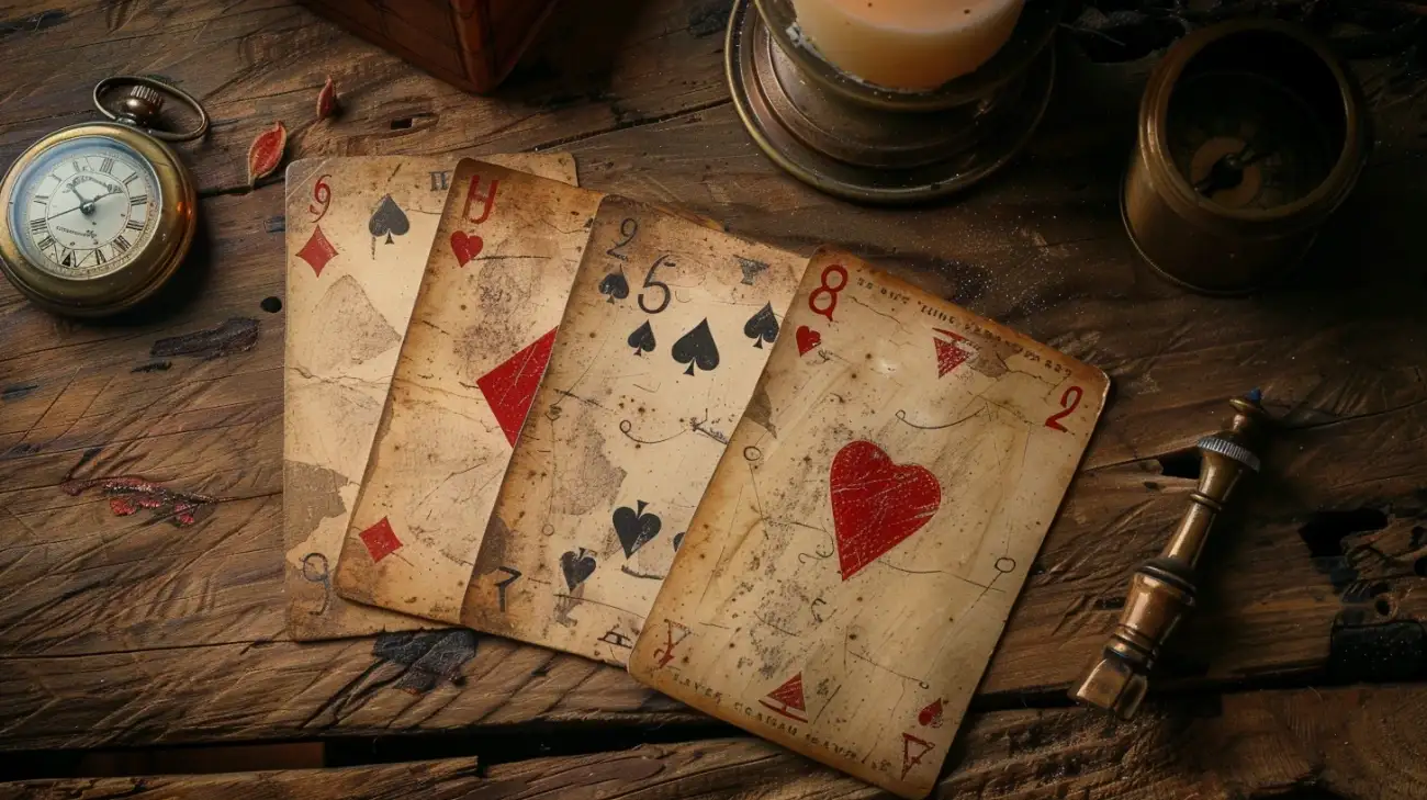 Co oznaczają karty Kier 8, 5, 6 i 9? Poznaj ich znaczenie!