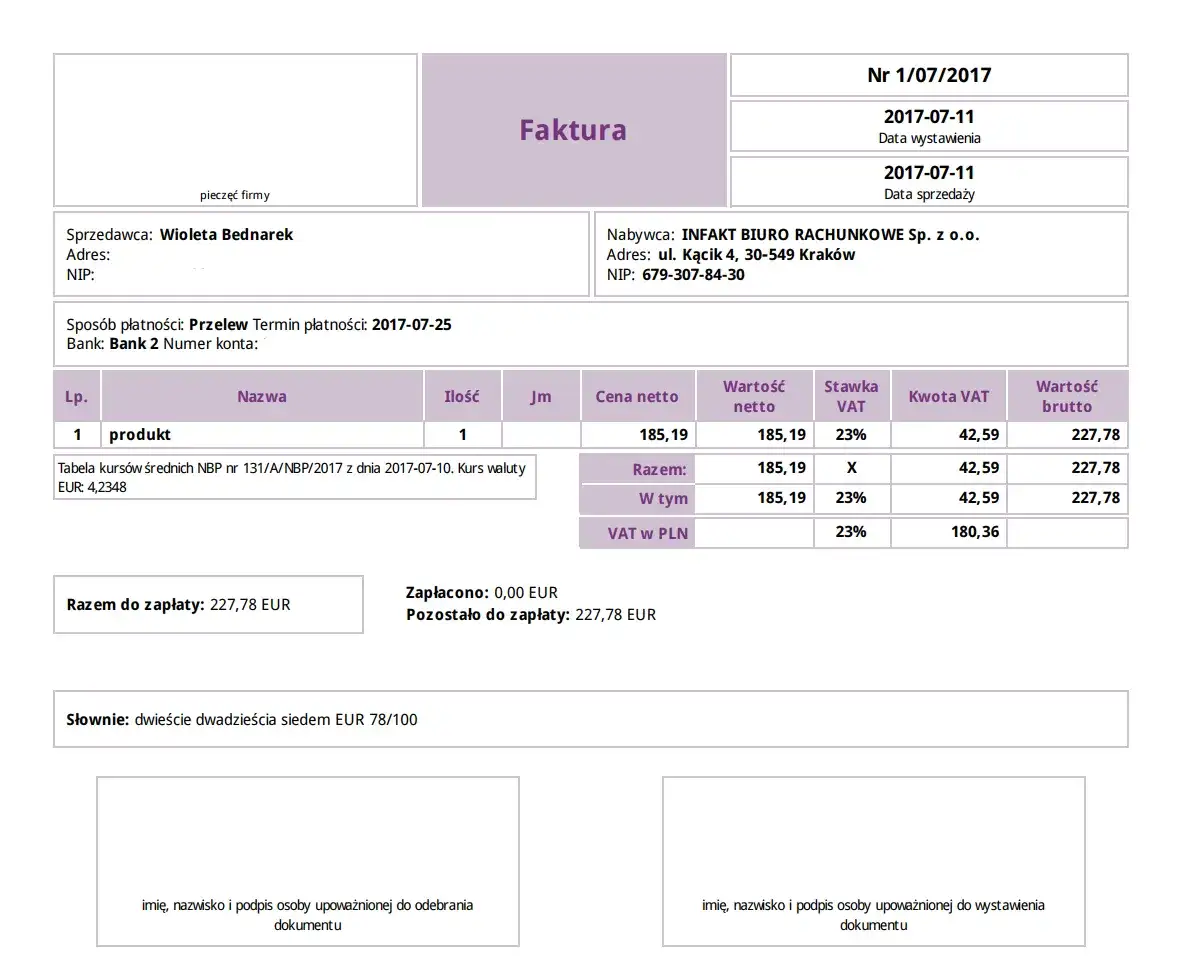 Jak wystawić fakturę na 8% VAT i uniknąć najczęstszych błędów