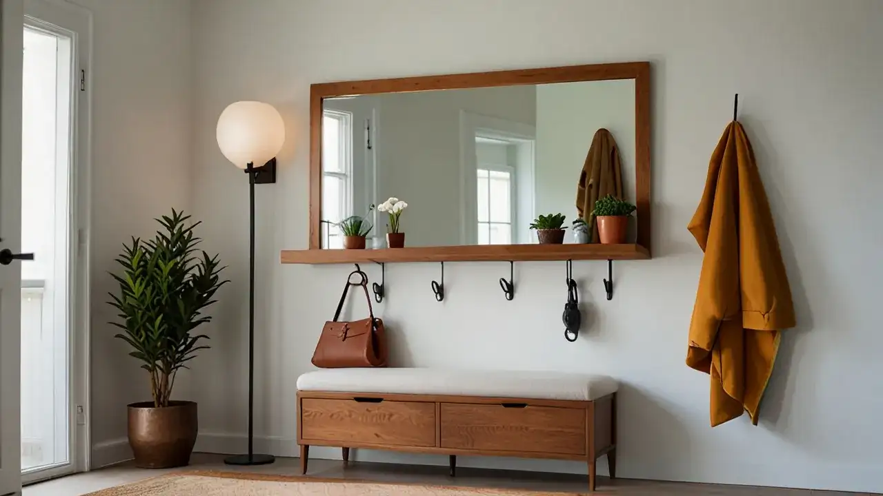 Przedpokój: Jak funkcjonalnie zaaranżować ściany i przestrzeń