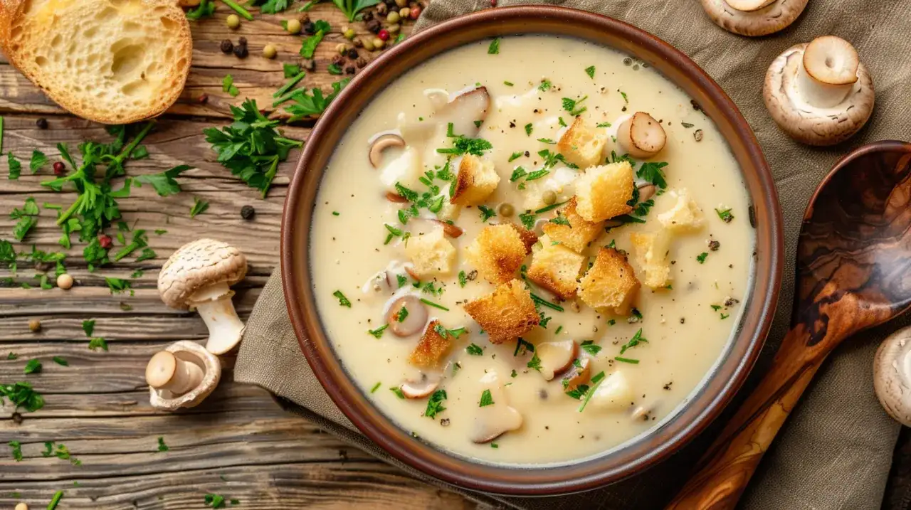 Szybki obiad: zupa krem z mrożonych warzyw lub borowików - przepis