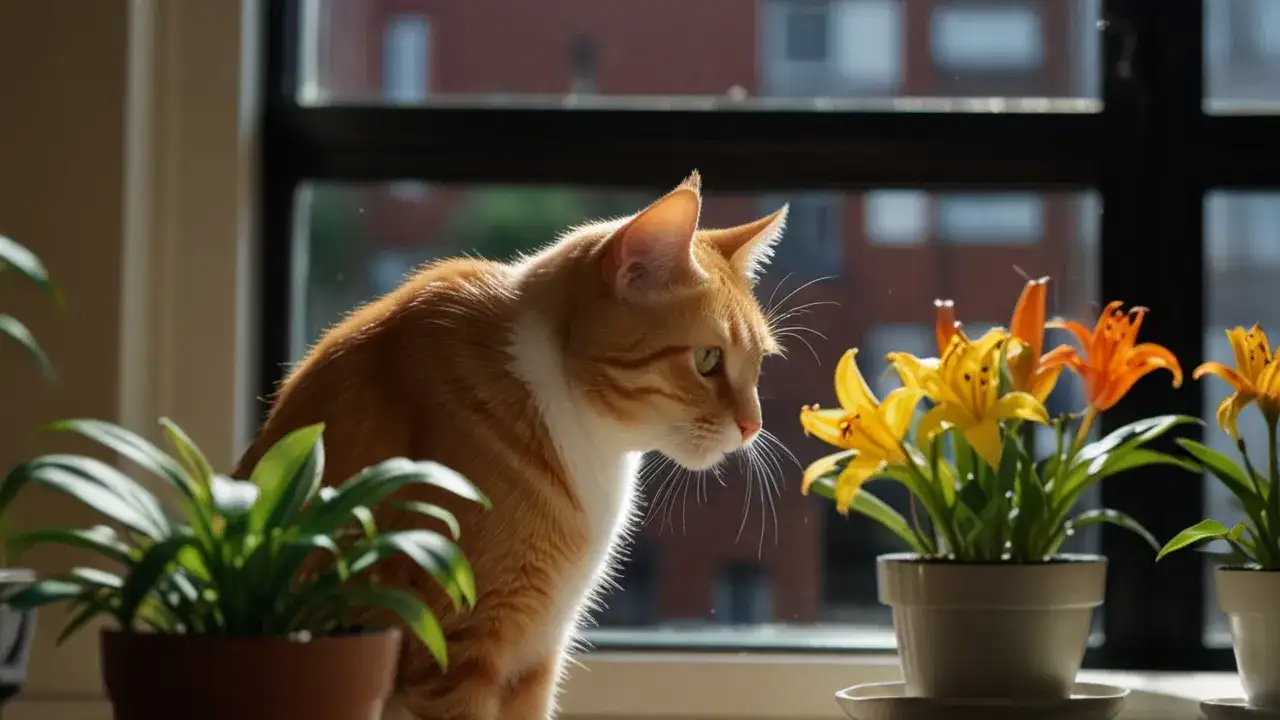 Trujące kwiaty dla kota: Jakie rośliny mogą być niebezpieczne?