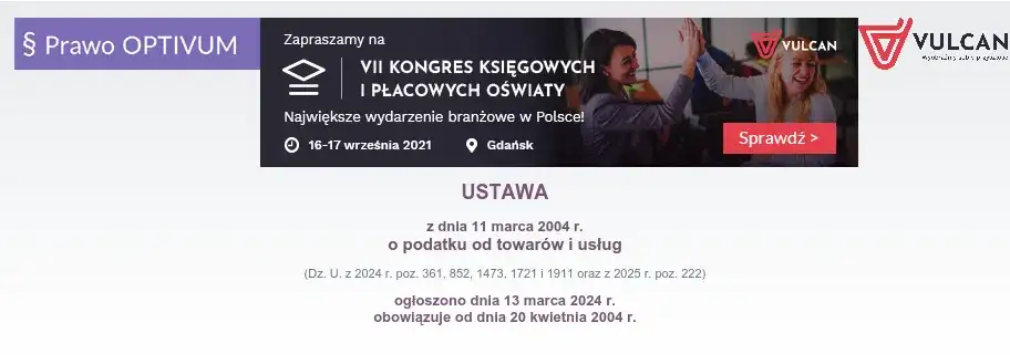 Ustawa o VAT tekst jednolity - Kluczowe informacje i zmiany, które musisz znać