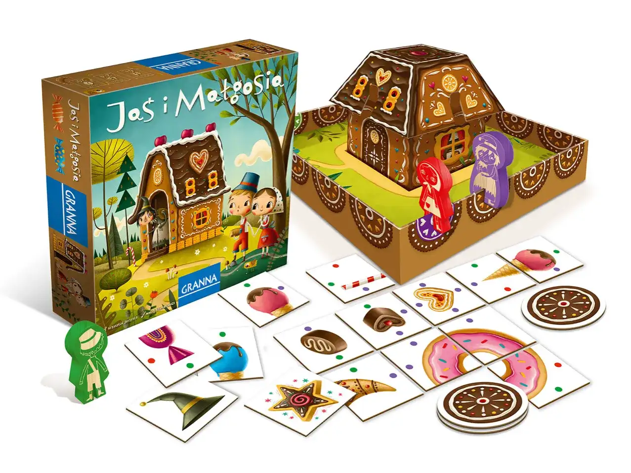 Gra planszowa Jaś i Małgosia - odkryj radość kooperacyjnej zabawy dla dzieci