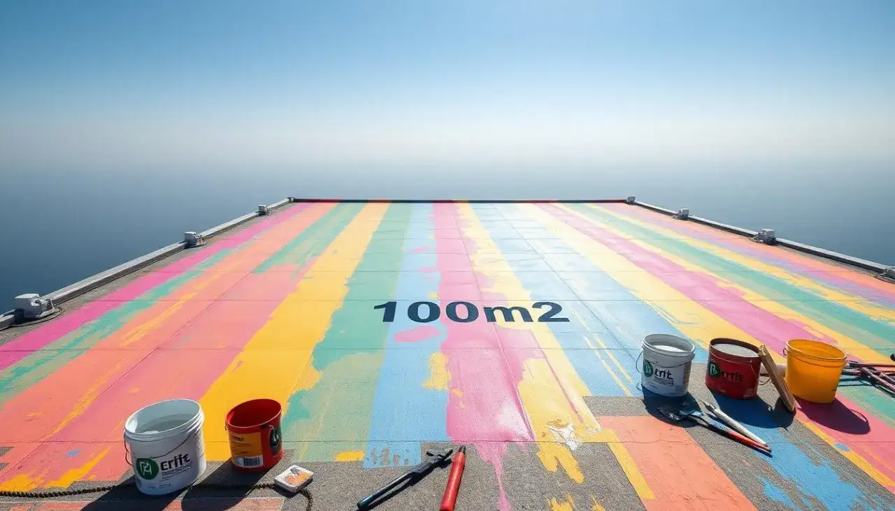 Ile farby na 100m2 dachu? Kluczowe informacje o zużyciu i rodzajach pokryć