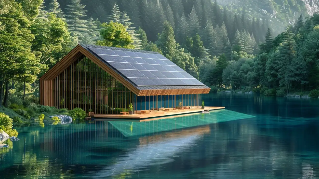 Ekologiczna stodoła z niesamowitym dachem w malowniczej miejscowości