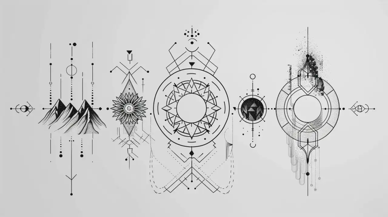 Tatuaż linie - Najlepsze wzory tatuaży z liniami dla mężczyzn