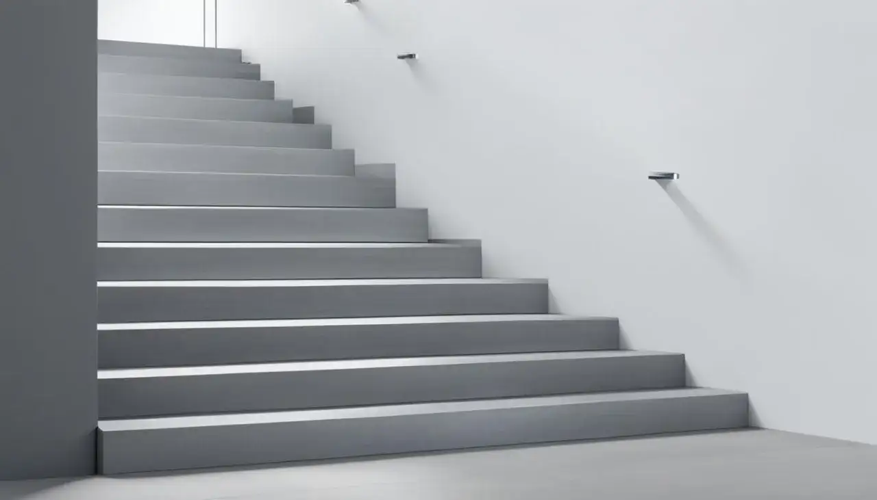 Jakie schody do szarej podłogi - najlepsze kolory i style, które zachwycą
