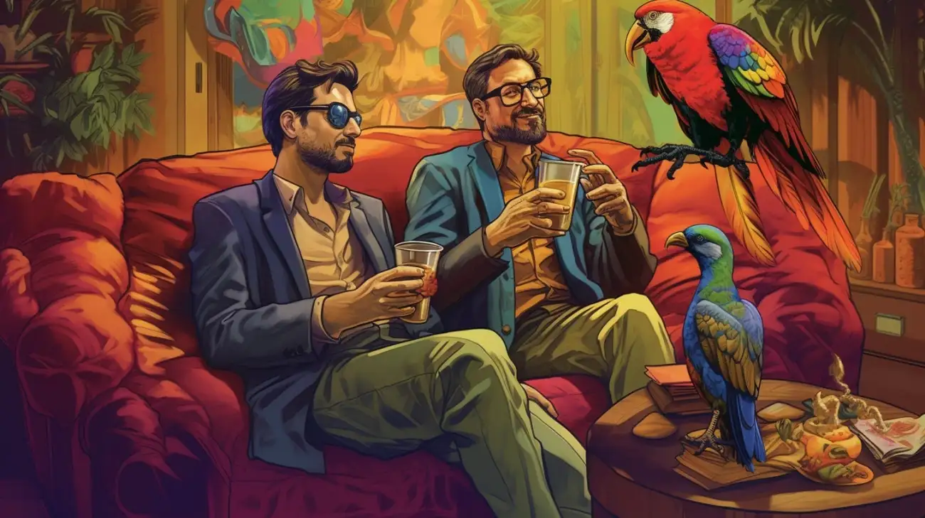 Leonard Pietraszak - polski aktor oraz jego syn