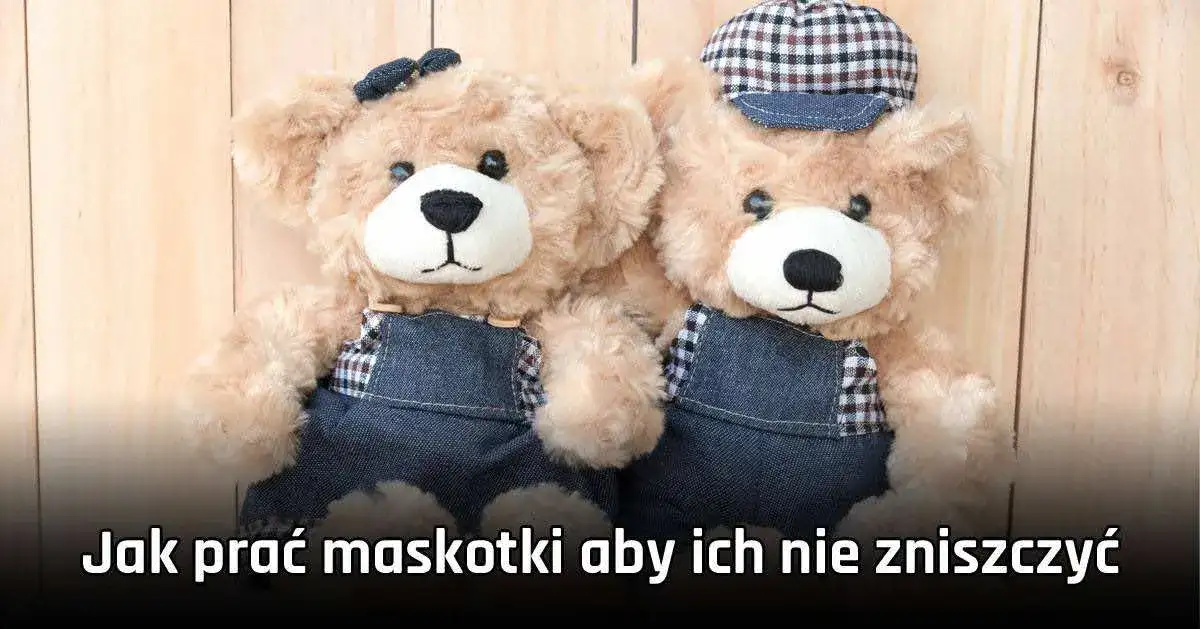 Jak prać pluszowe maskotki, aby ich nie zniszczyć i zachować wygląd