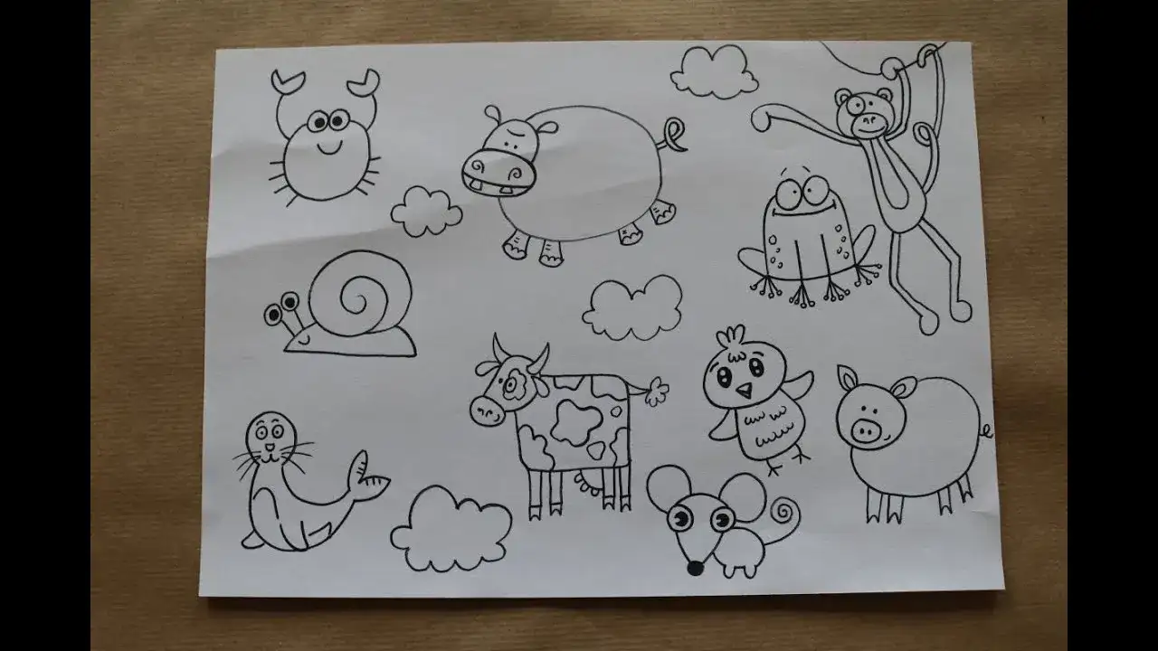 Jak narysować zwierzęta dla dzieci – proste sposoby na radość w rysowaniu