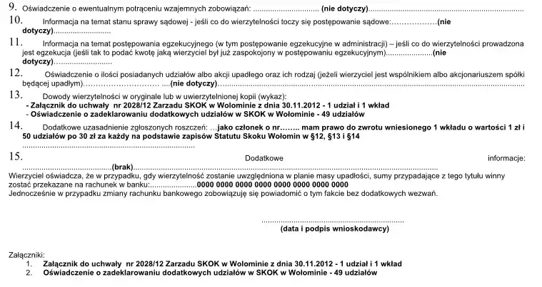 Odpis zgłoszenia wierzytelności - co to jest i dlaczego jest ważny?