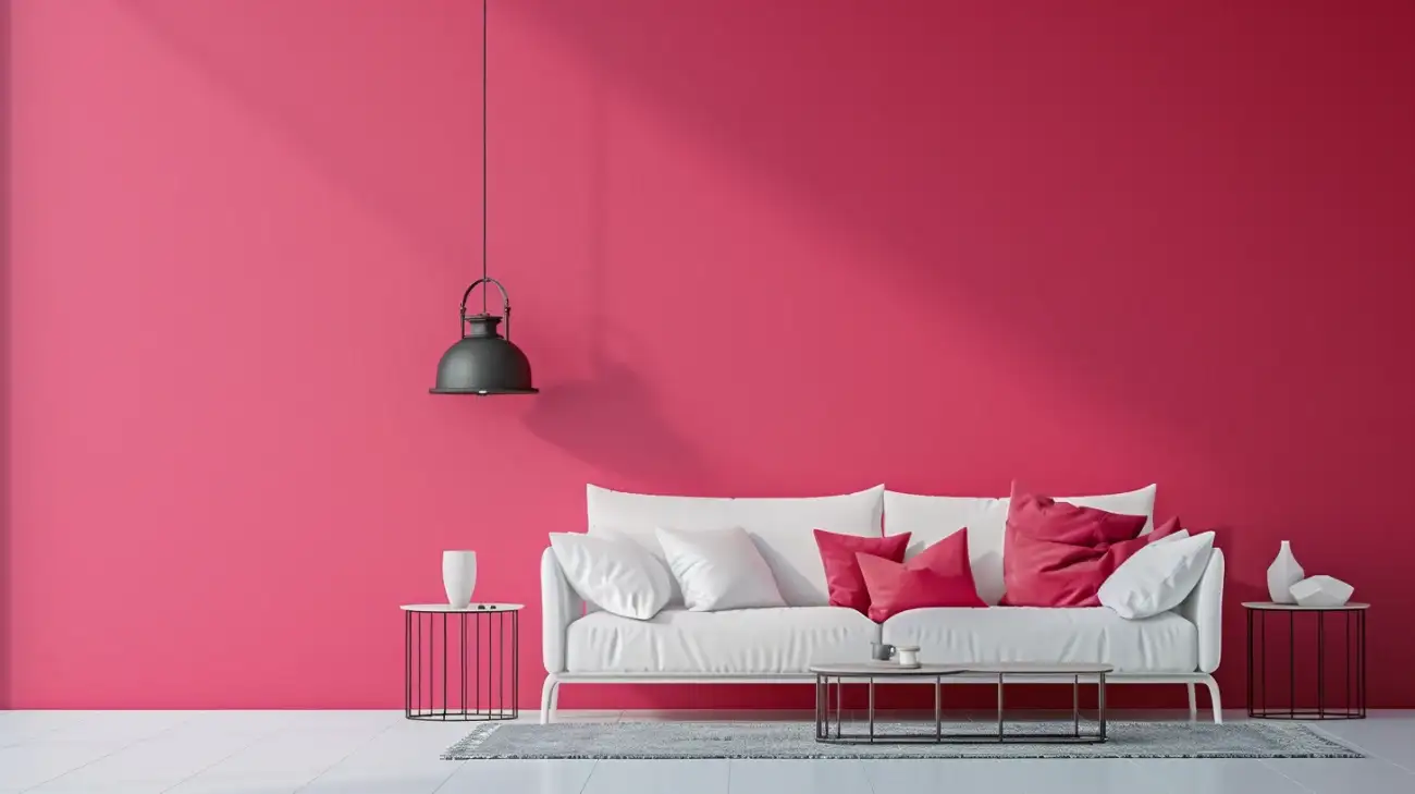 Neonowy róż we wnętrzach: Jak stosować energetyczny kolor?
