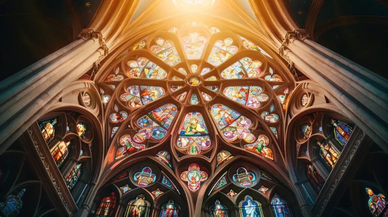 Okrągłe okna gotyckie: historia i piękno architektoniczne detali