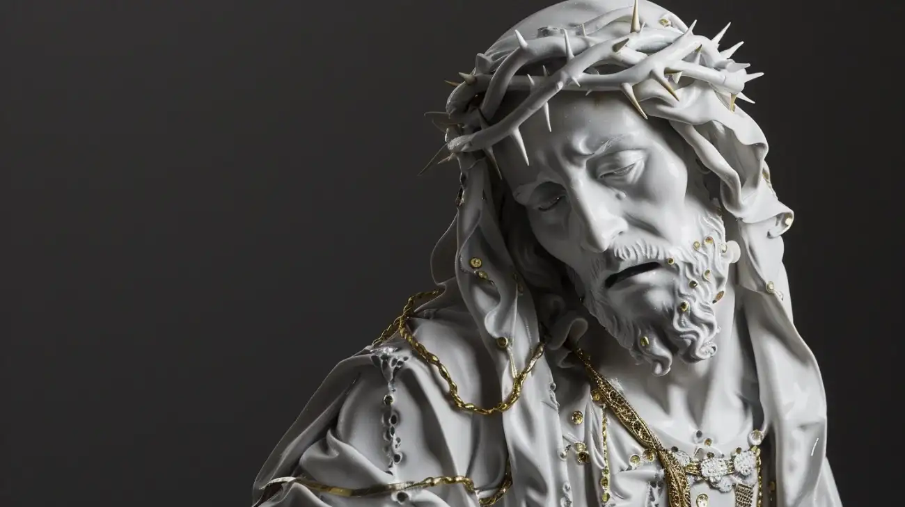 Tajemnice wiary: sakralne figury - Jezus w sztuce porcelany