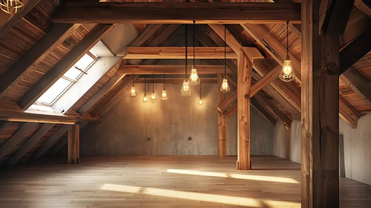 Oświetlenie poddasza: 5 pomysłów na aranżację wnętrza