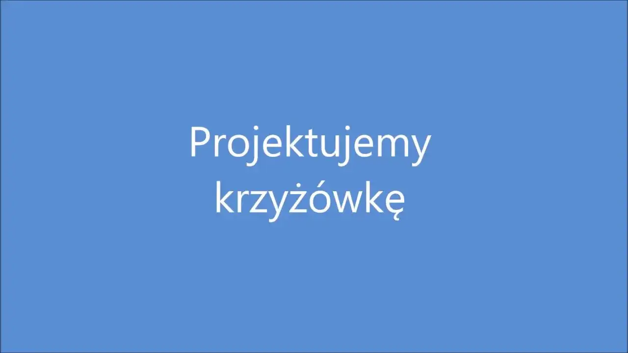 Jak zrobić krzyżówkę w PowerPoint – proste kroki i skuteczne triki