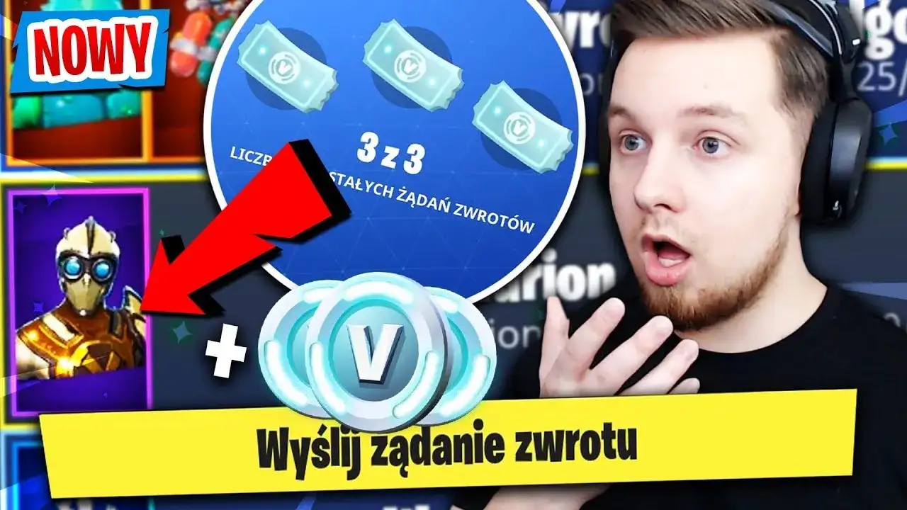 Jak zwrócić skina w Fortnite i uniknąć problemów z zwrotem