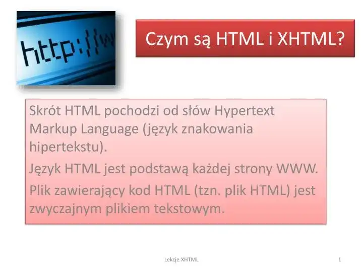 Podstawowe funkcje HTML i XHTML: Kluczowe różnice i zastosowania