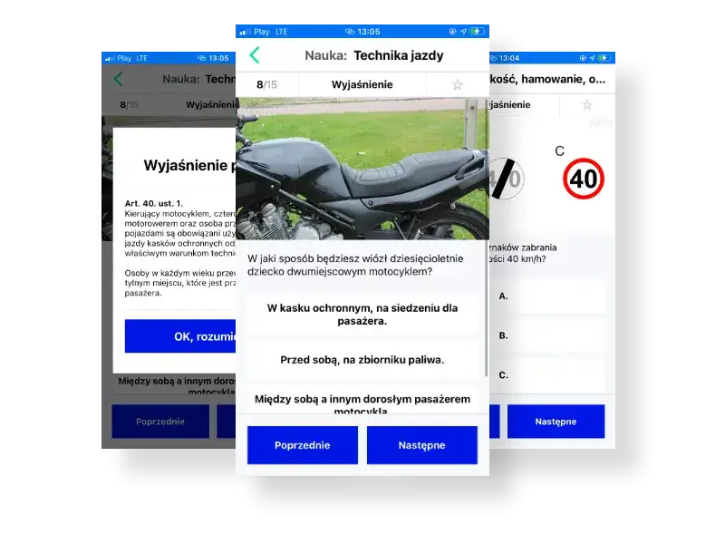 Prawo jazdy A1: Test online - Przygotuj się i zdaj egzamin
