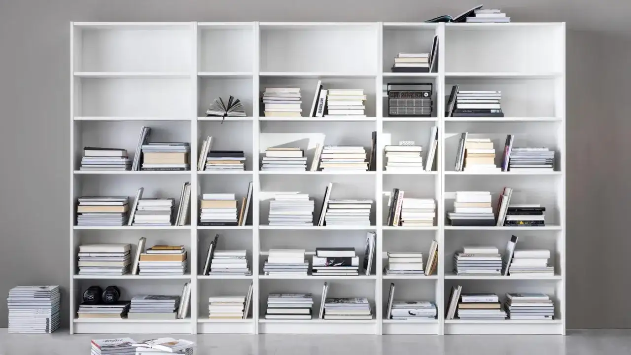 Najlepsze regały na książki IKEA: funkcjonalne modele do 2000 zł