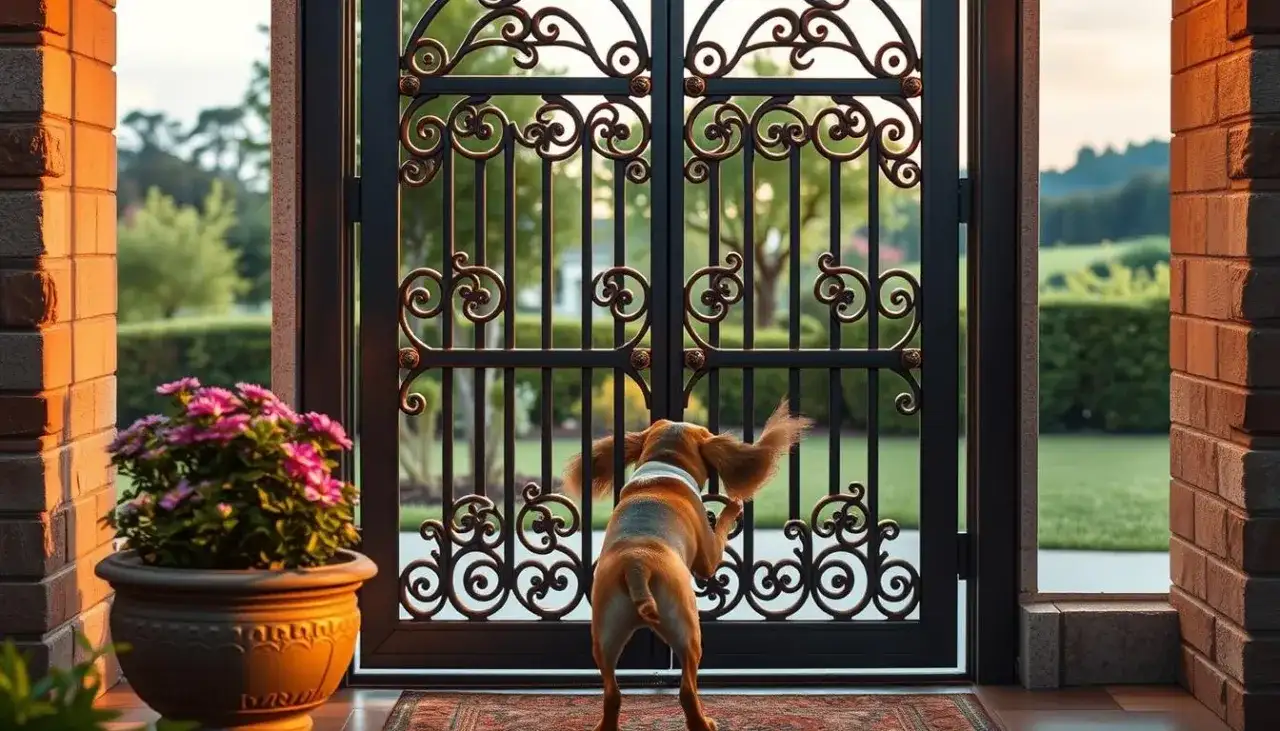 Skuteczne sposoby na zabezpieczenie drzwi przed psem i ich zniszczeniem