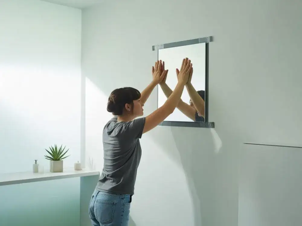 Jak powiesić lustro pod kątem - proste triki na stabilne zawieszenie